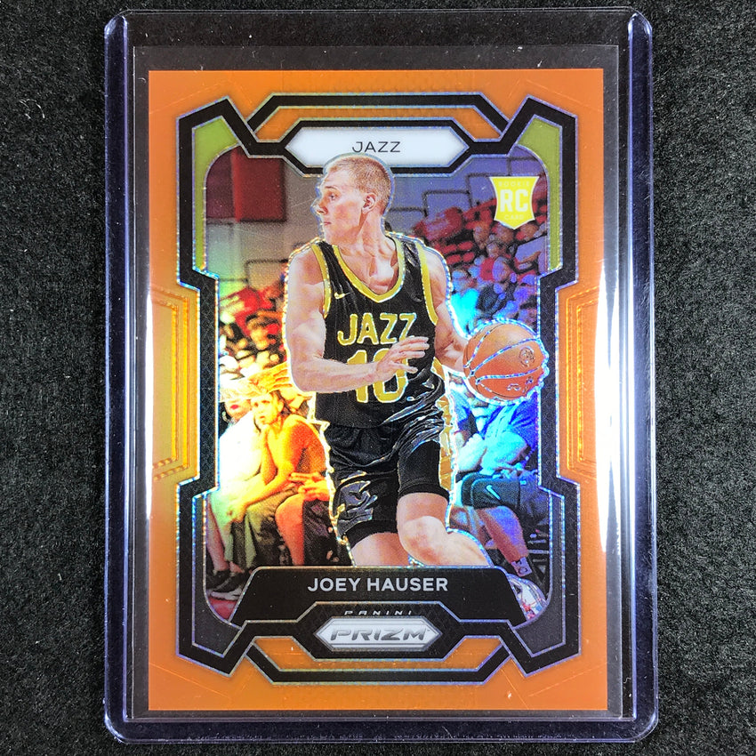 2023-24 Prizm Joey Hauser Rookie Base Orange 20/49 #293