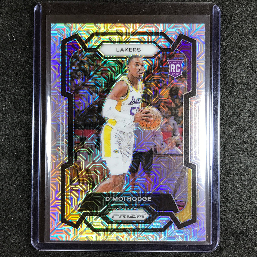 2023-24 Prizm Dmoi Hodge Rookie Base Mojo Prizm 16/25