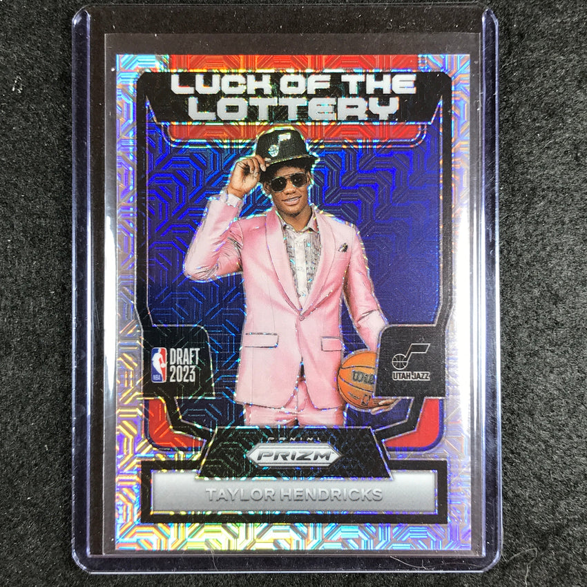 2023-24 Prizm Taylor Hendricks Luck Of The Lottery Rookie Mojo Prizm 14/25