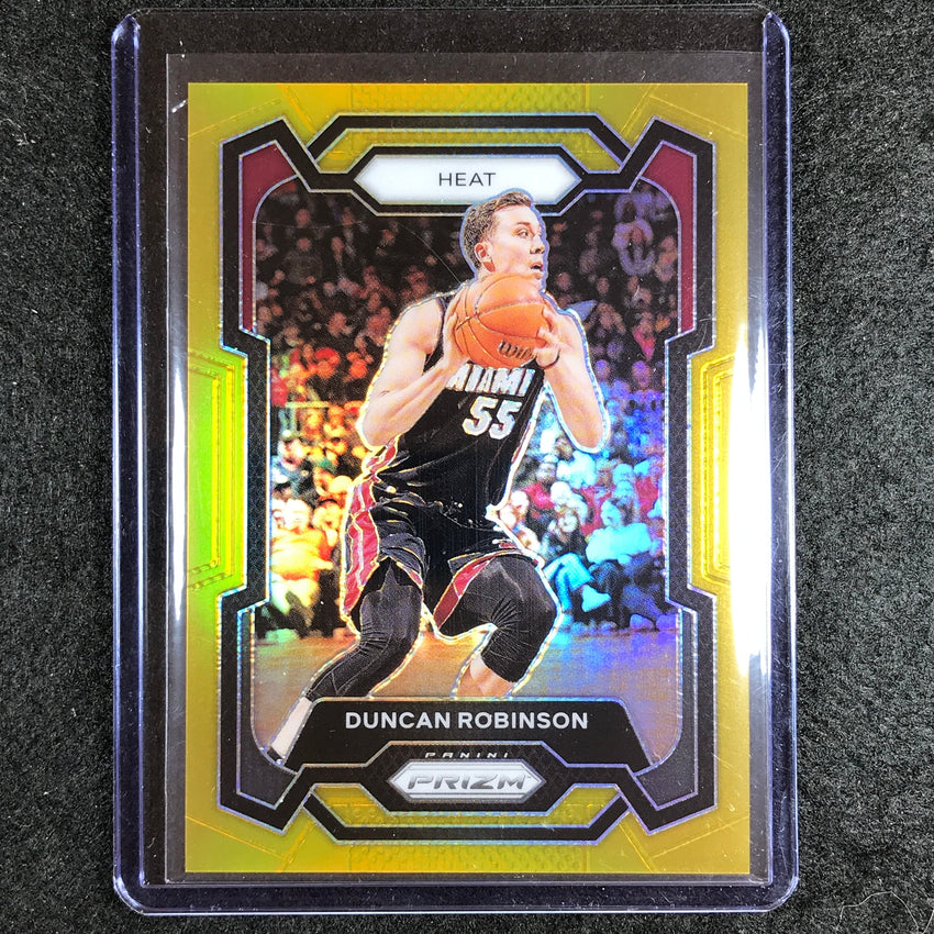 2023-24 Prizm Duncan Robinson Base Gold 2/10