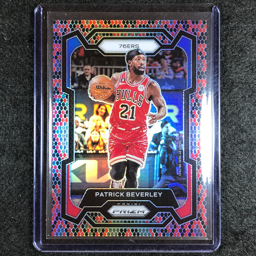 2023-24 Prizm Patrick Beverley Base Snakeskin Ssp #268