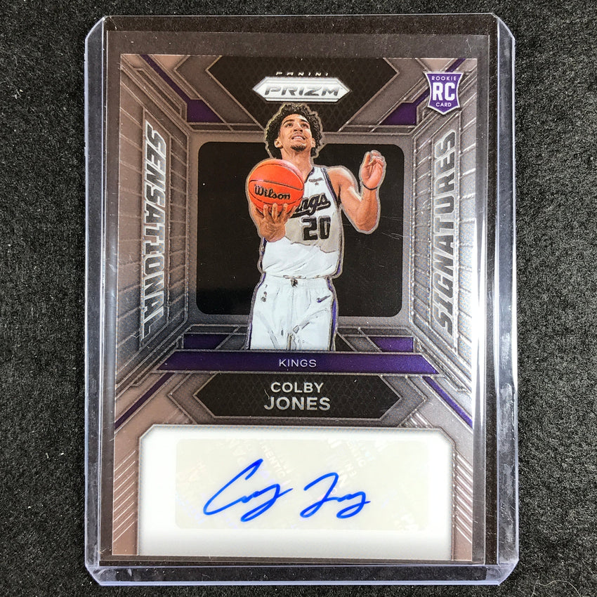 2023-24 Prizm Colby Jones Sensational Signatures Rookie Auto Base #Ce