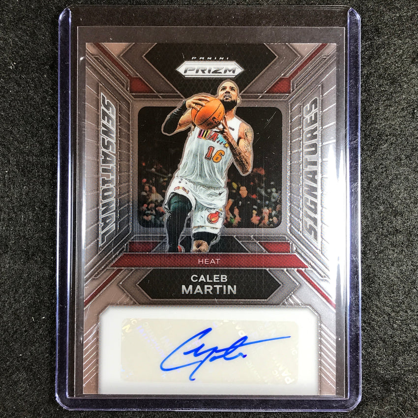 2023-24 Prizm Caleb Martin Sensational Signatures Auto Base No Cm
