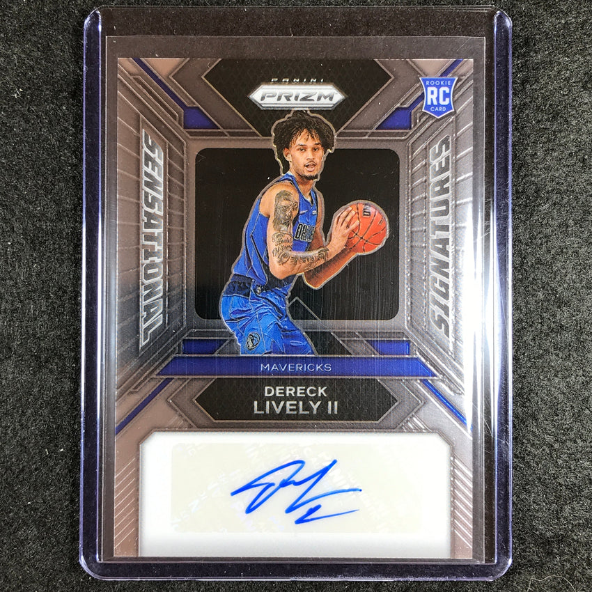 2023-24 Prizm Dereck Lively Ii Sensational Signatures Rookie Auto Base No Dl
