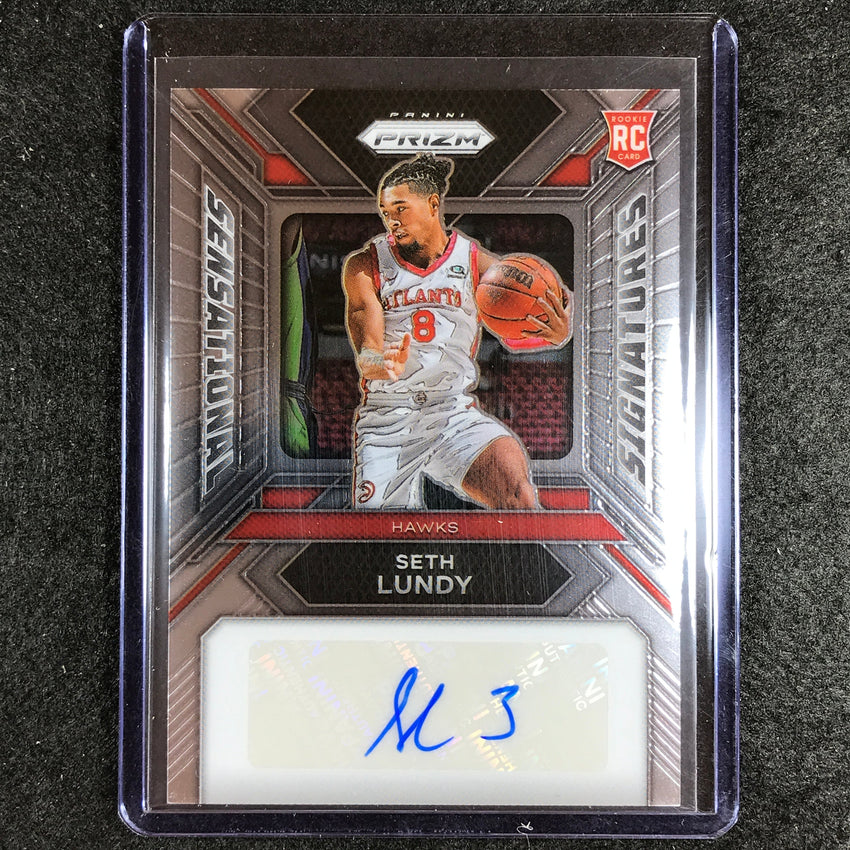 2023-24 Prizm SETH LUNDY Sensational Signatures Rookie Auto Base #LU (A)