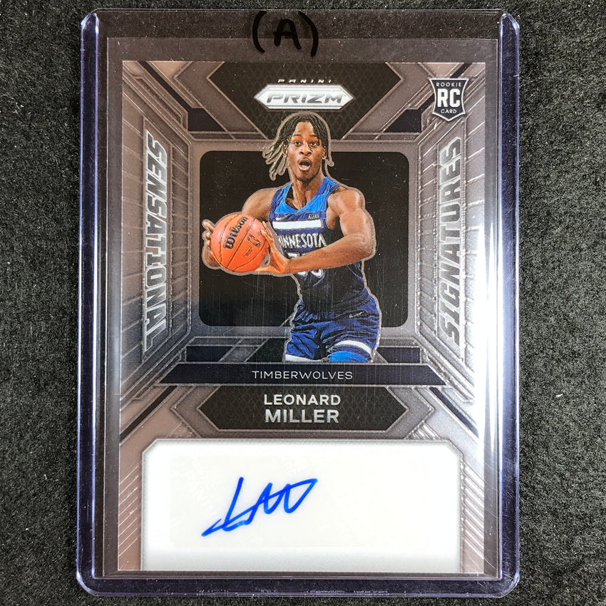 2023-24 Prizm LEONARD MILLER Sensational Signatures Rookie Auto Base #LE (A)