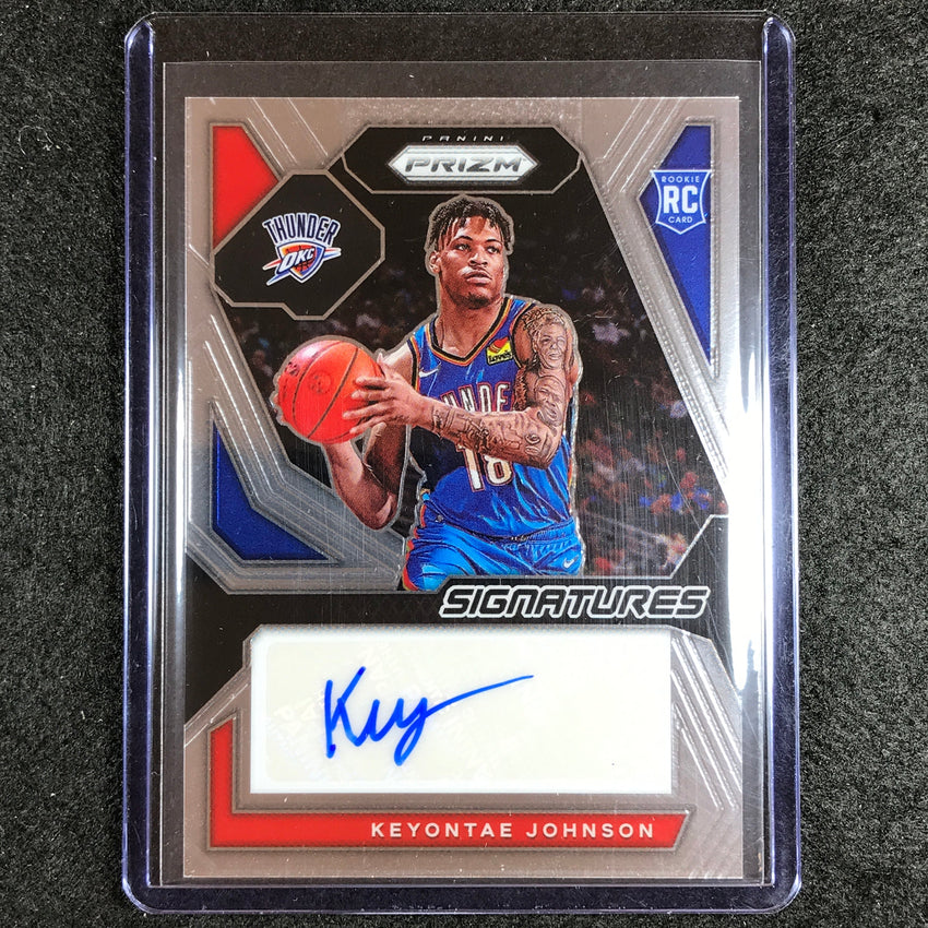 2023-24 Prizm Keyontae Johnson Rookie Signatures Auto Base #Key