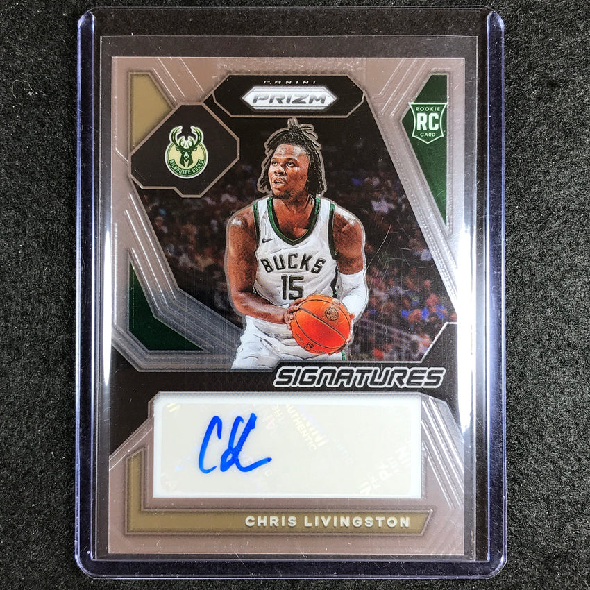2023-24 Prizm CHRIS LIVINGSTON Rookie Signatures Auto Base #LIV (A)