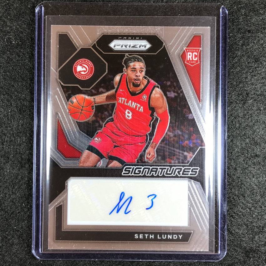 2023-24 Prizm Seth Lundy Rookie Signatures Auto Base #Lun