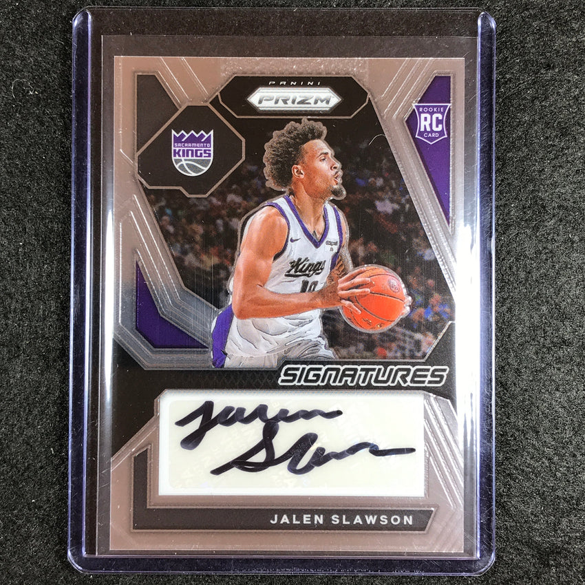 2023-24 Prizm Jalen Slawson Rookie Signatures Auto Base #Slw