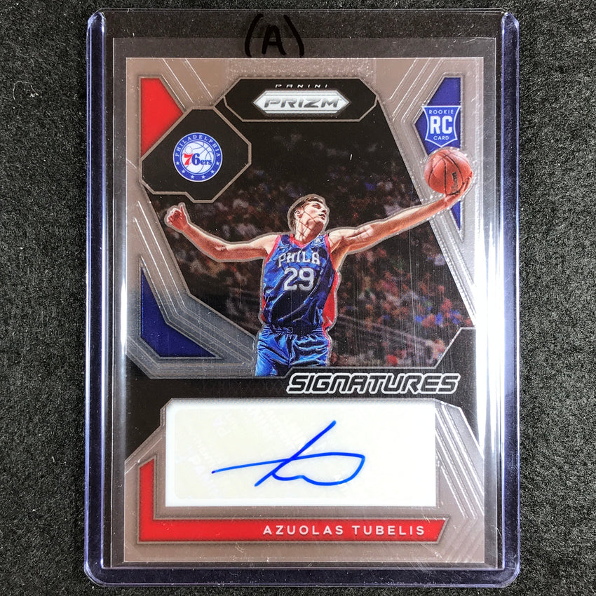 2023-24 Prizm AZUOLAS TUBELIS Rookie Signatures Auto Base #AZS (A)