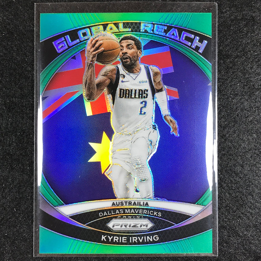 2023-24 Prizm Kyrie Irving Global Reach Green No 7