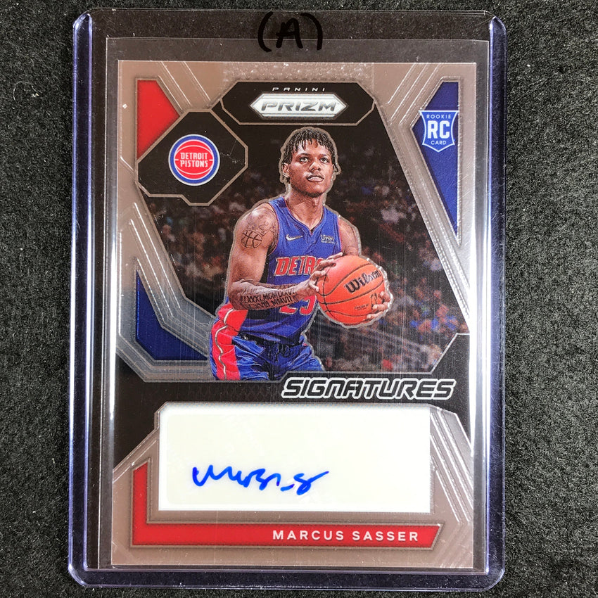 2023-24 Prizm MARCUS SASSER Rookie Signatures Auto Base #SAS (A)