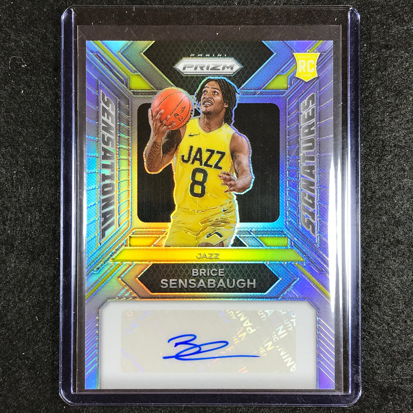 2023-24 Prizm Brice Sensabaugh Sensational Signatures Rookie Auto Silver No Bs