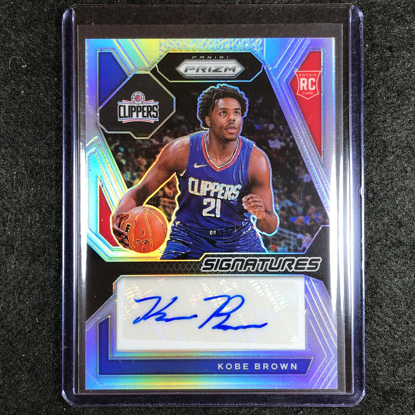 2023-24 Prizm Kobe Brown Rookie Signatures Auto Silver No Brn