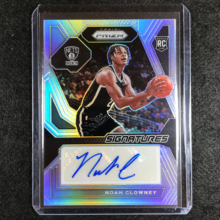2023-24 Prizm Noah Clowney Rookie Signatures Auto Silver No Cly