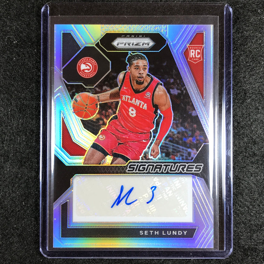 2023-24 Prizm SETH LUNDY Rookie Signatures Auto Silver #LUN