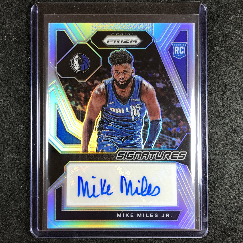 2023-24 Prizm Mike Miles Jr. Rookie Signatures Auto Silver #Mmj
