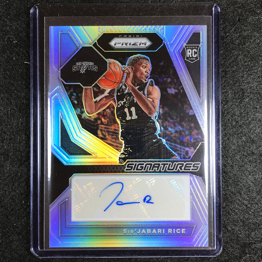 2023-24 Prizm Sirjabari Rice Rookie Signatures Auto Silver #Sjr