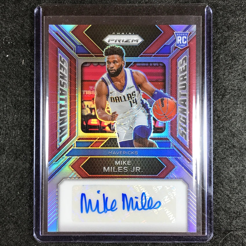 2023-24 Prizm Nba Mike Miles Jr. Sensational Signatures Rookie Auto Red 5/99
