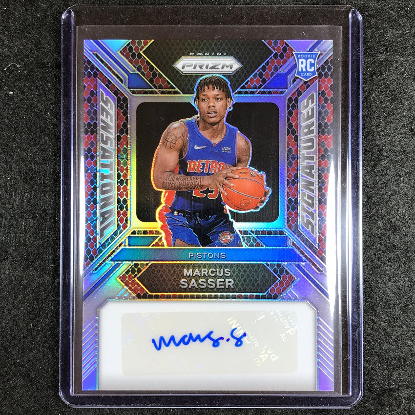 2023-24 Prizm Nba Marcus Sasser Sensational Signatures Rookie Auto Snakeskin 15/15