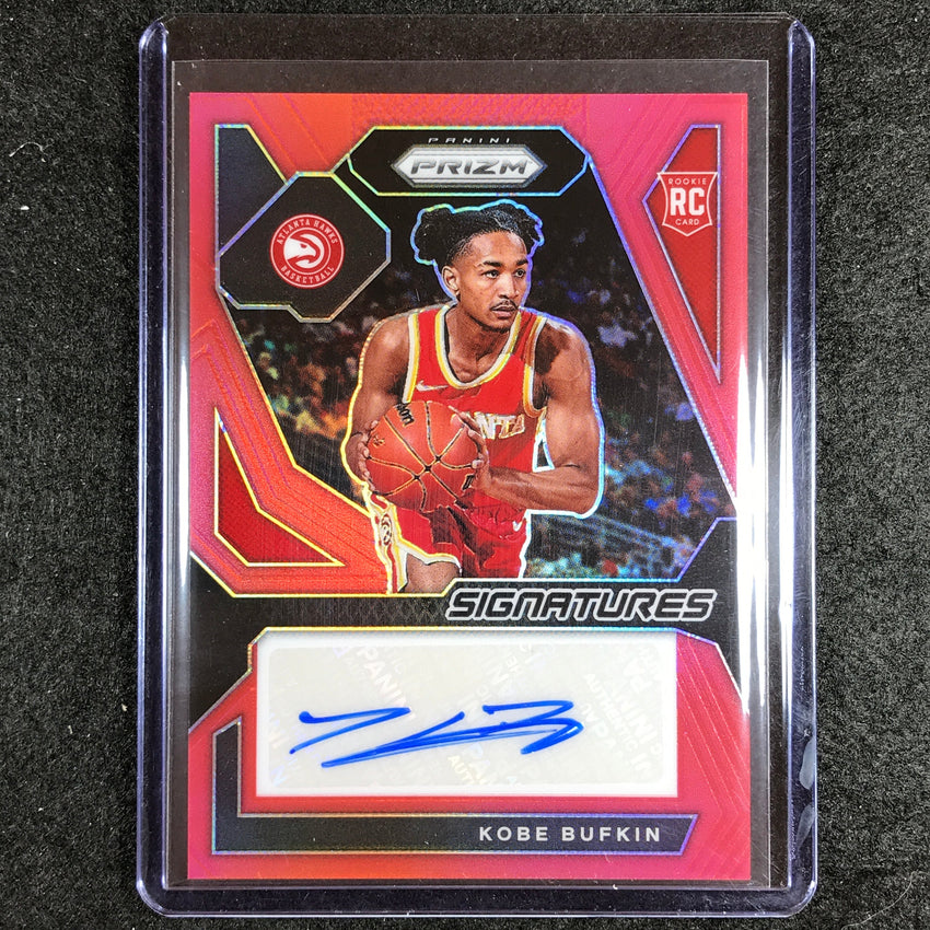 2023-24 Prizm Kobe Bufkin Rookie Signatures Auto Red 13/99