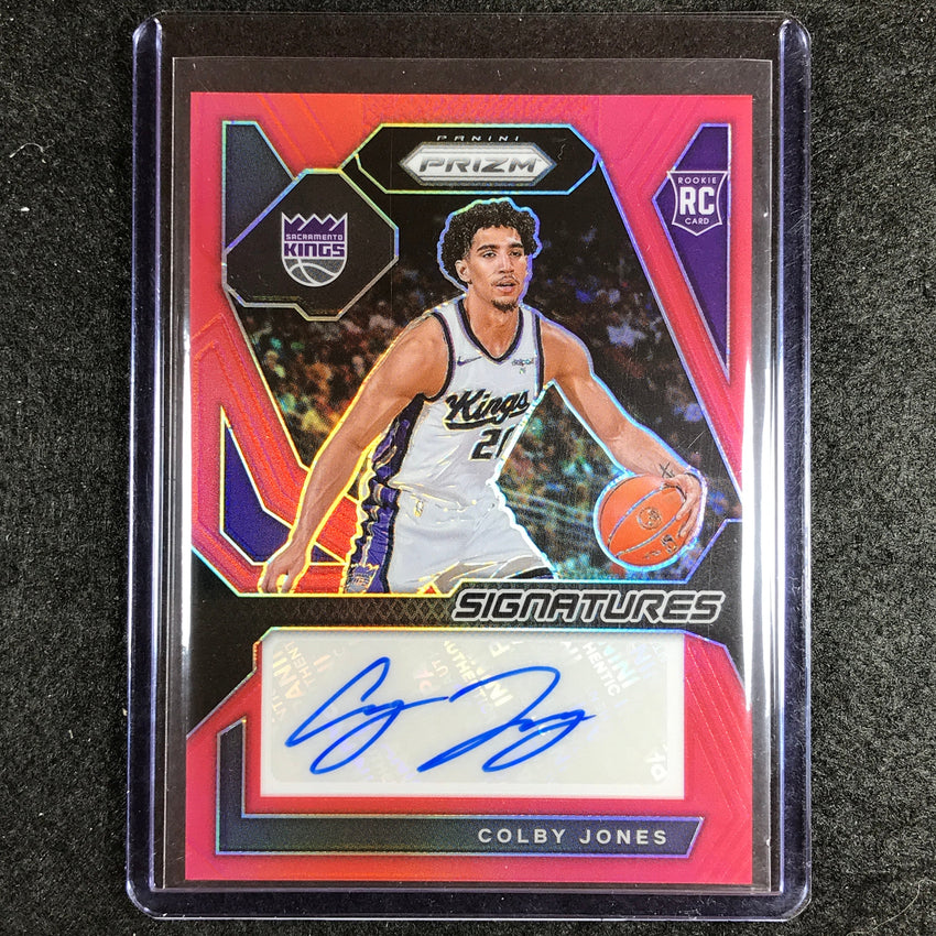 2023-24 Prizm Colby Jones Rookie Signatures Auto Red 52/99