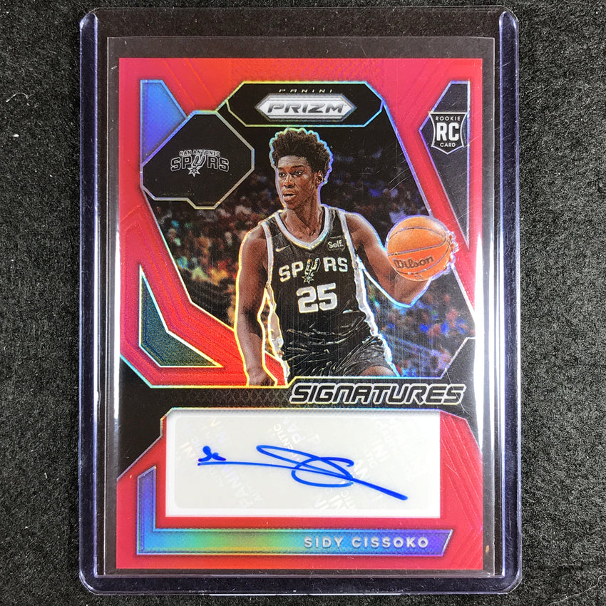 2023-24 Prizm SIDY CISSOKO Rookie Signatures Auto Red 92/99