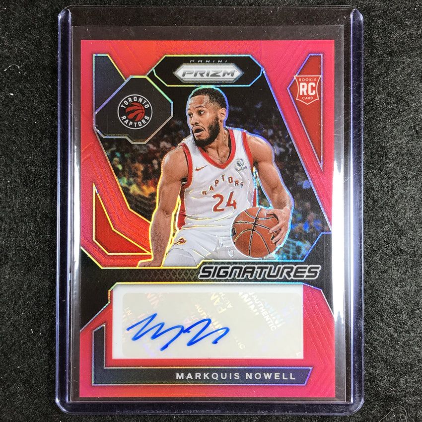 2023-24 Prizm Marquis Nowell Rookie Signatures Auto Red 29/99