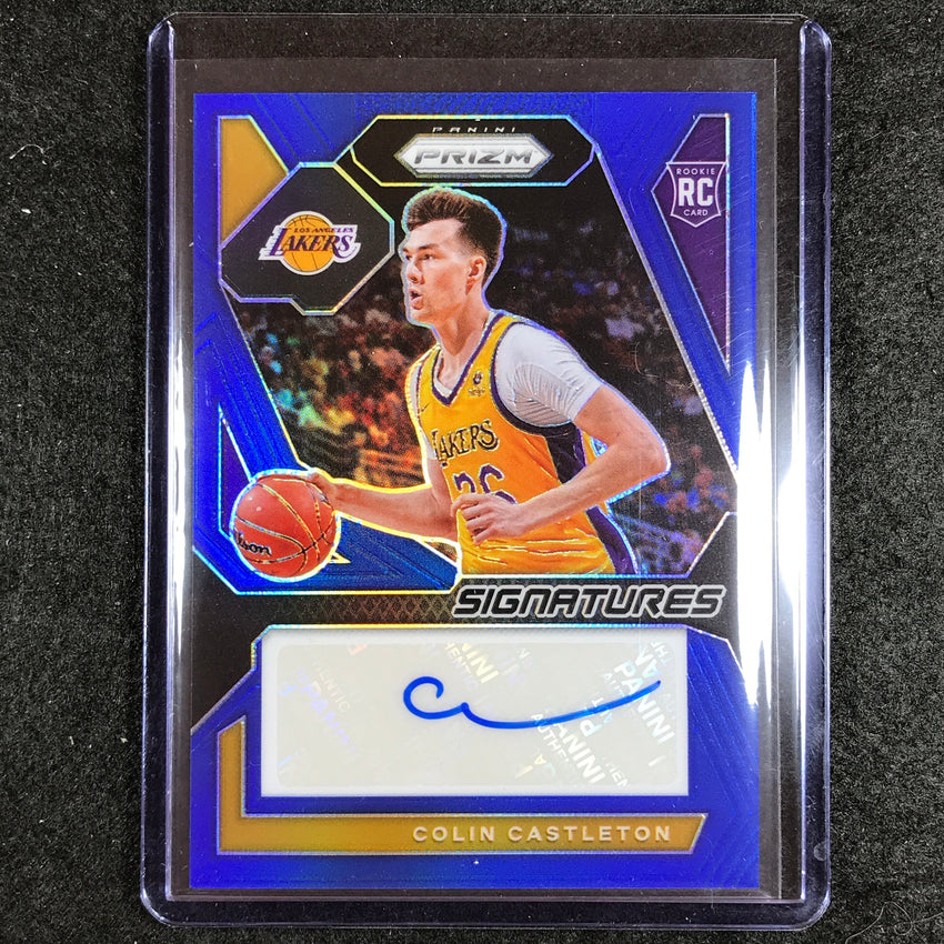 2023-24 Prizm COLIN CASTLETON Rookie Signatures Auto Blue 19/49