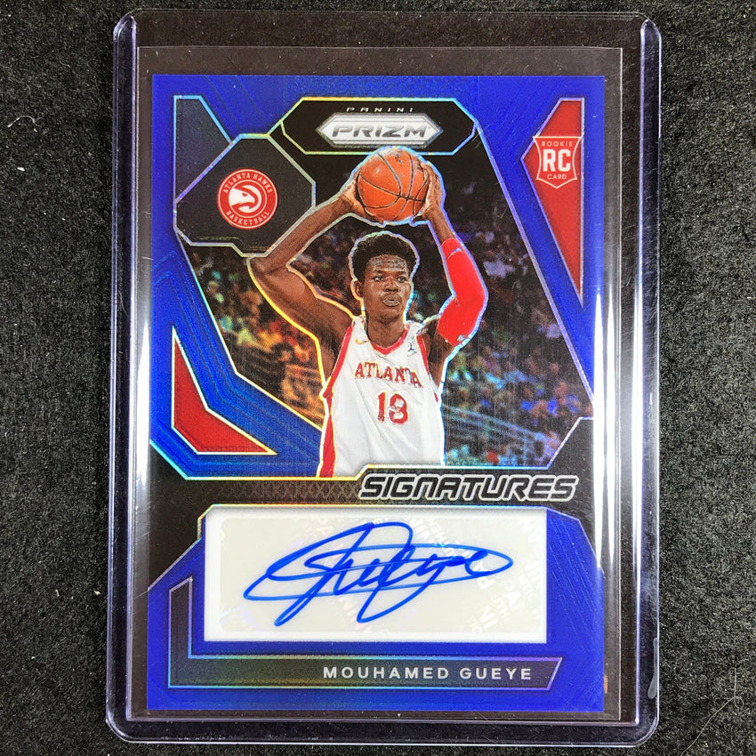 2023-24 Prizm Mouhamed Gueye Rookie Signatures Auto Blue 15/49