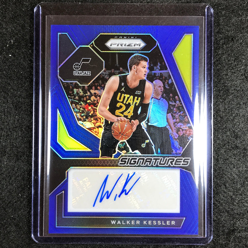 2023-24 Prizm Walker Kessler Signatures Auto Blue 3/49