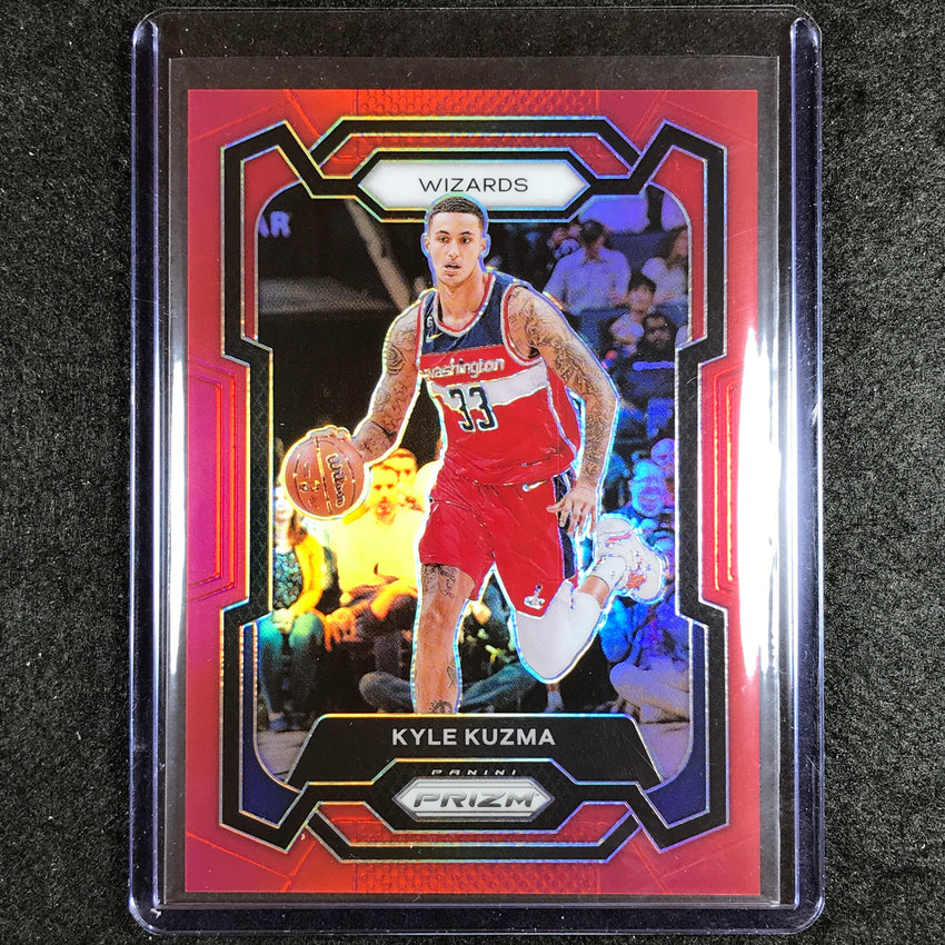2023-24 Prizm Kyle Kuzma Base Red 61/299 No 25