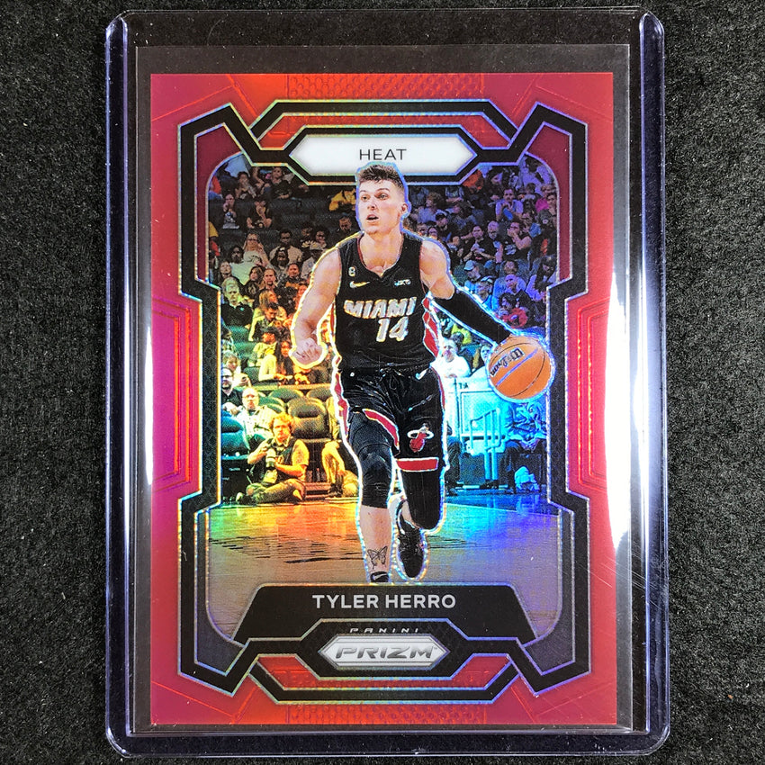 2023-24 Prizm Tyler Herro Base Red 70/299 No 32