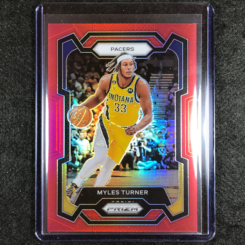 2023-24 Prizm Myles Turner Base Red 291/299 #34