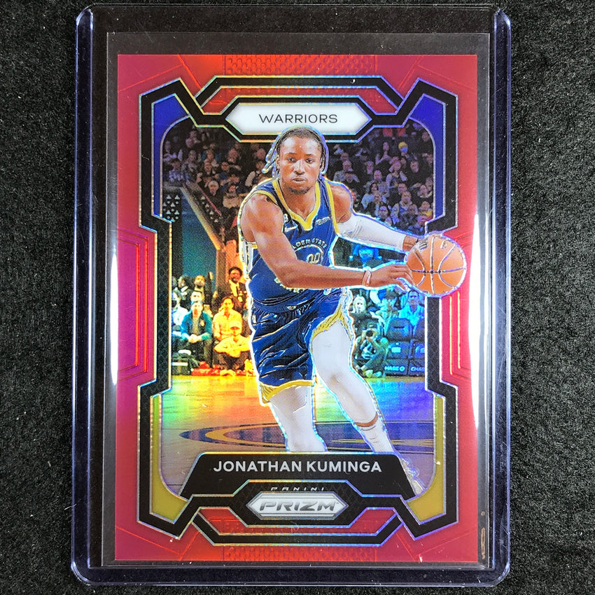 2023-24 Prizm Jonathan Kuminga Base Red 37/299 #48
