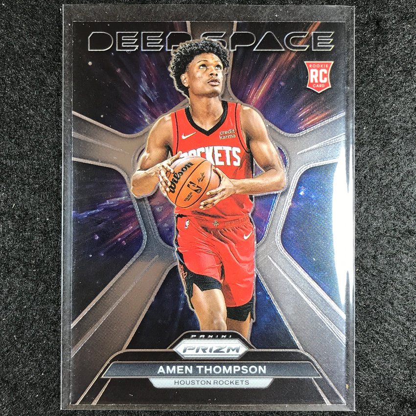 2023-24 Prizm Amen Thompson Deep Space Rookie Base No 4