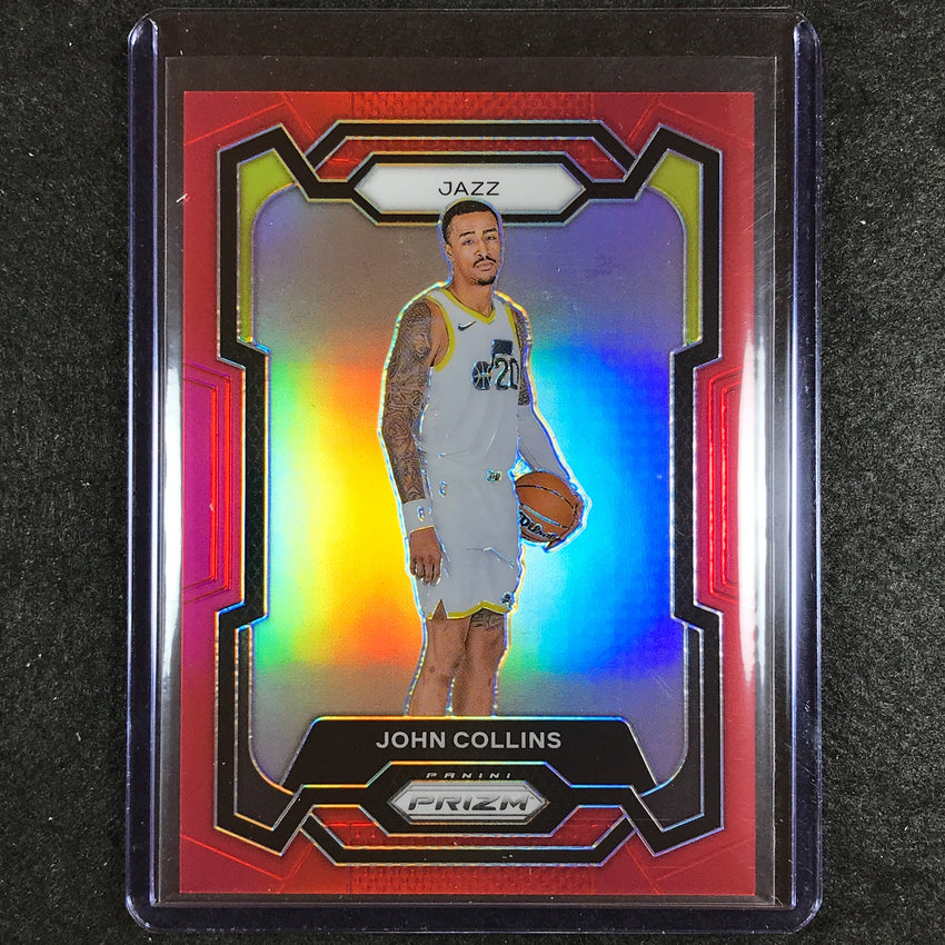 2023-24 Prizm John Collins Base Red 197/299 #54