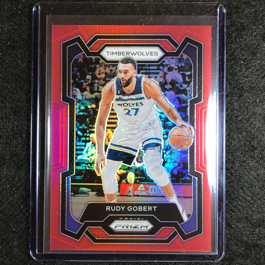 2023-24 Prizm Rudy Gobert Base Red 215/299 #59