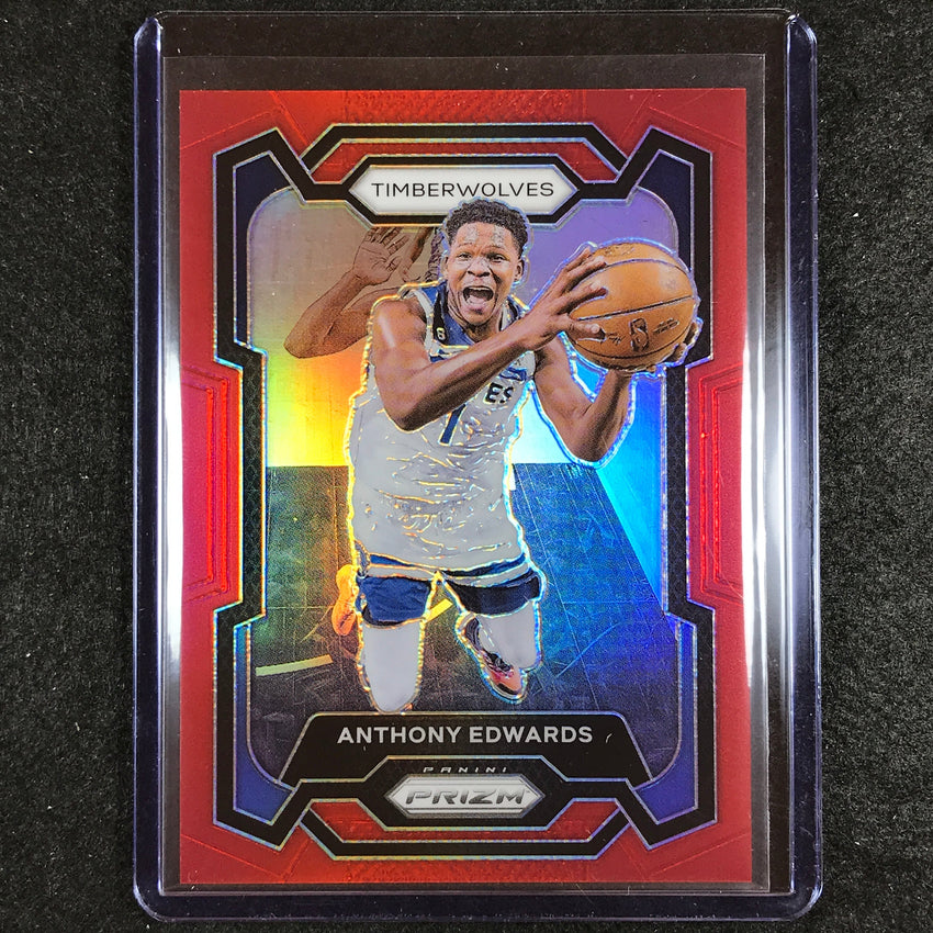 2023-24 Prizm Anthony Edwards Base Red 296/299 No 108