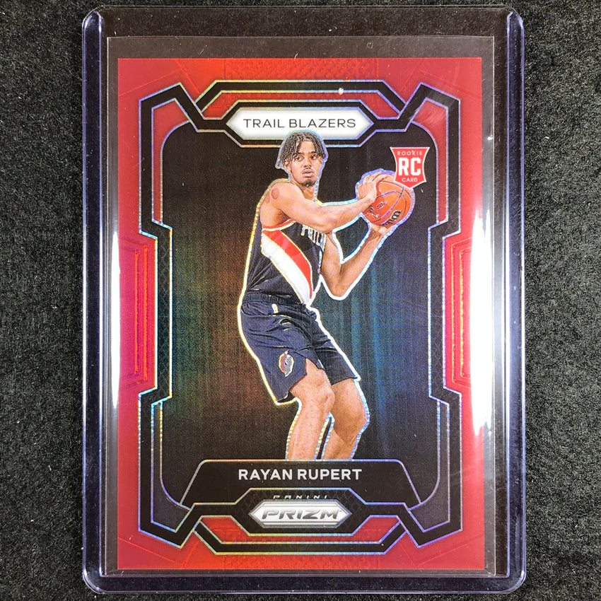 2023-24 Prizm Rayan Rupert Rookie Base Red 223/299 No 140