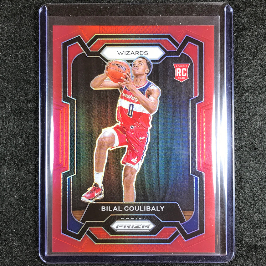 2023-24 Prizm Bilal Coulibaly Rookie Base Red 93/299 No 153