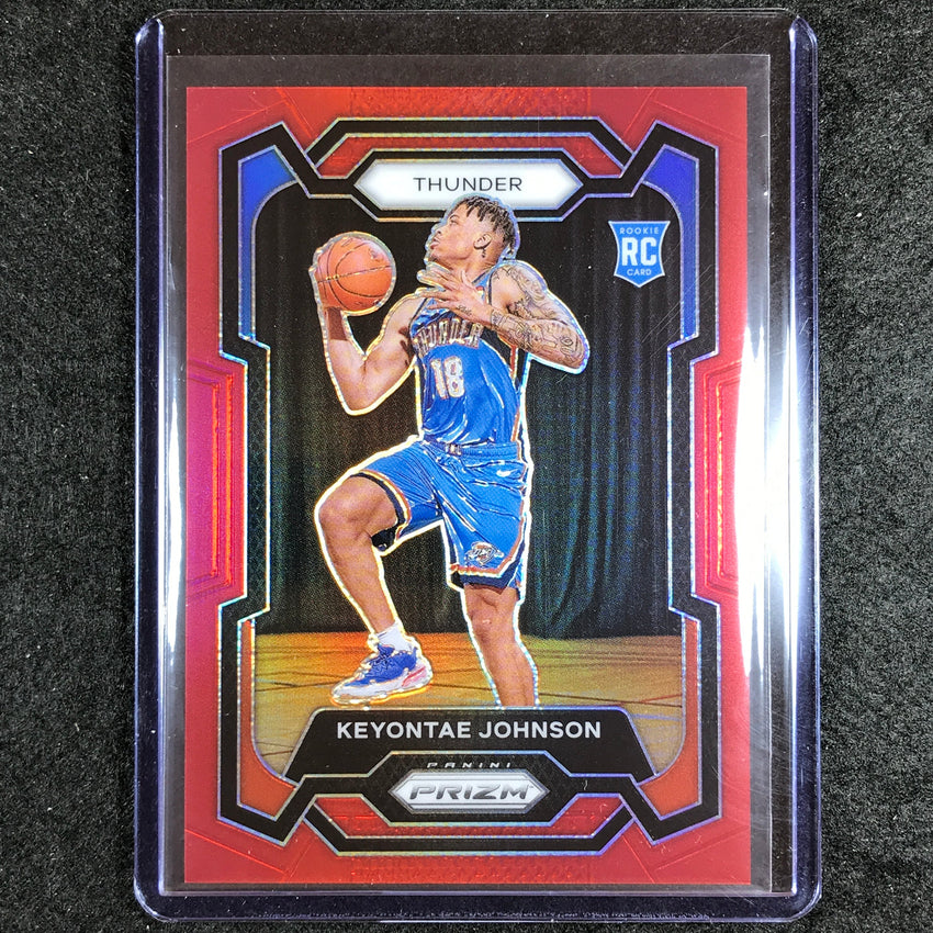 2023-24 Prizm Keyontae Johnson Rookie Base Red 8/299 No 176