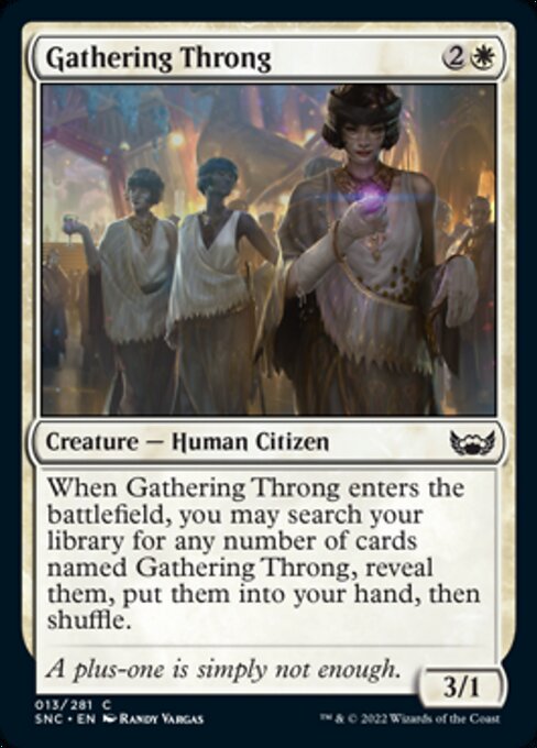 Gathering Throng 13/281 - Common Streets of New Capenna