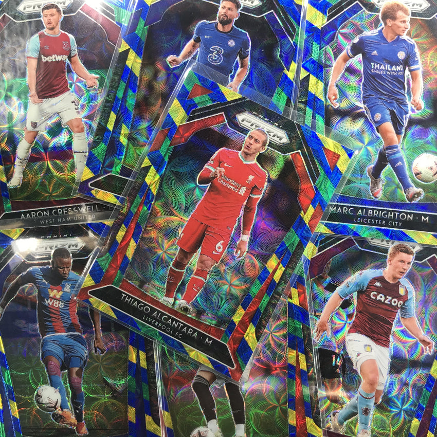 2020-21 Prizm EPL BERNARDO SILVA  Choice Blue Yellow Green Scope #100