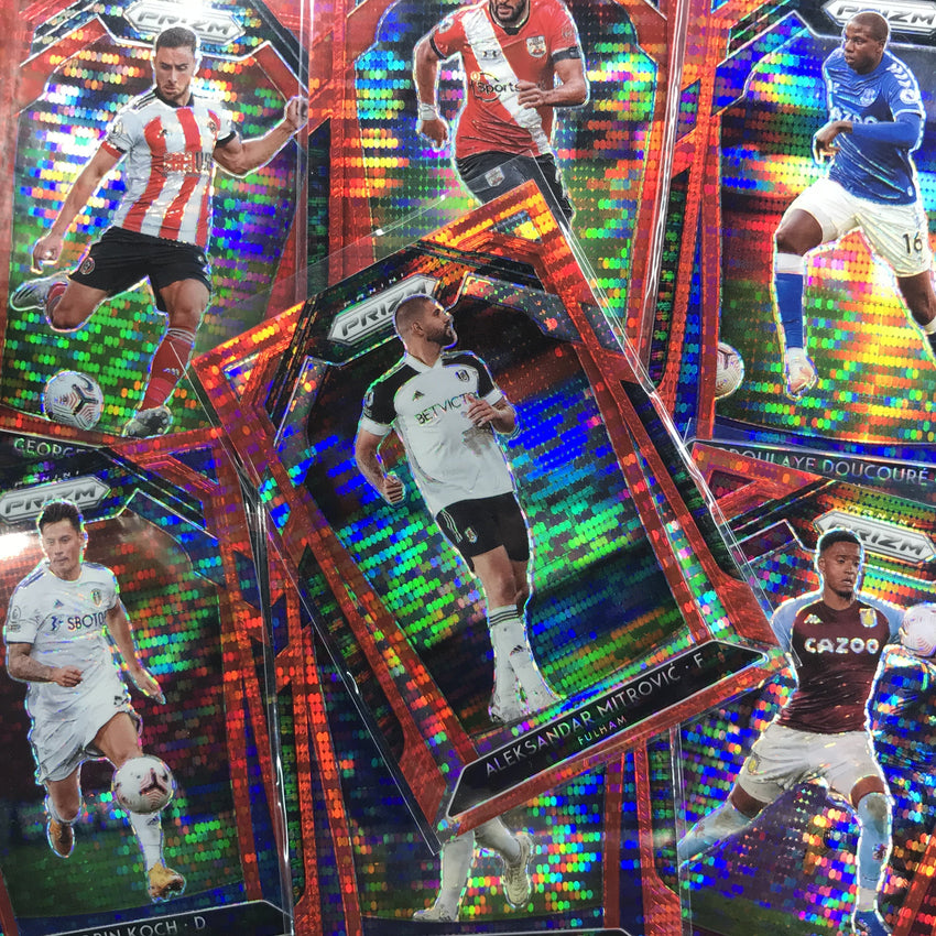 2020-21 Prizm Epl Steven Bergwijn Red Pulsar No 163