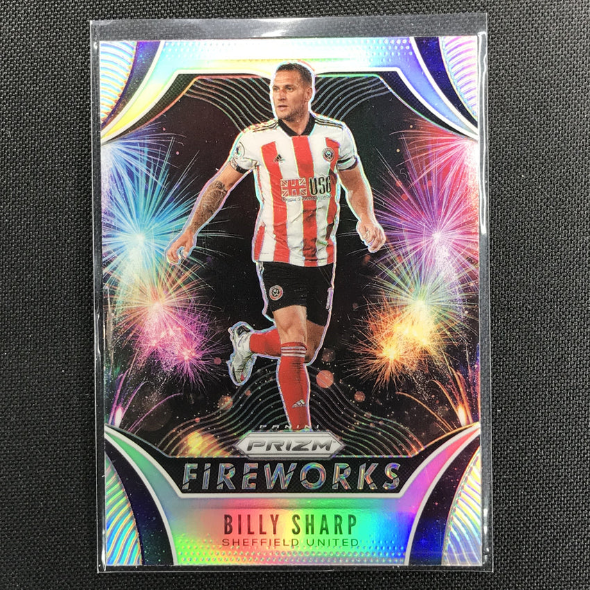 2020-21 Prizm Epl Billy Sharp Fireworks Silver Prizm No 2