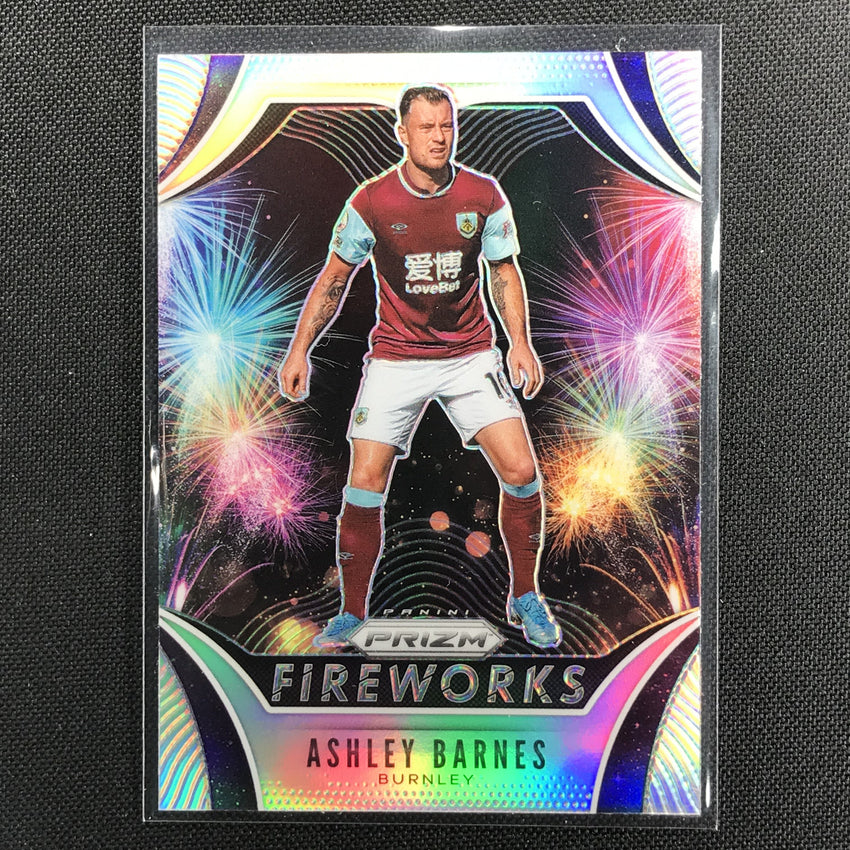 2020-21 Prizm Epl Ashley Barnes Fireworks Silver Prizm No 4