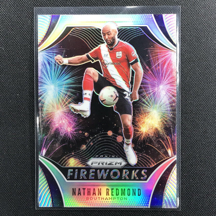 2020-21 Prizm Epl Nathan Redmond Fireworks Silver Prizm No 6