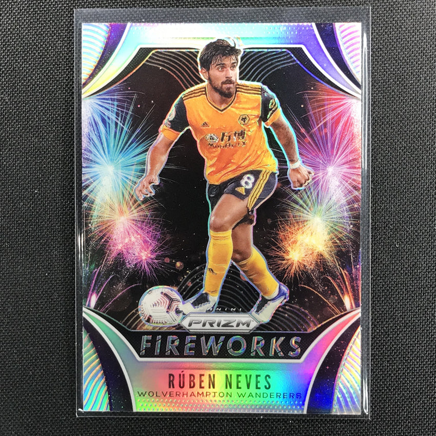 2020-21 Prizm Epl Ruben Neves Fireworks Silver Prizm No 10